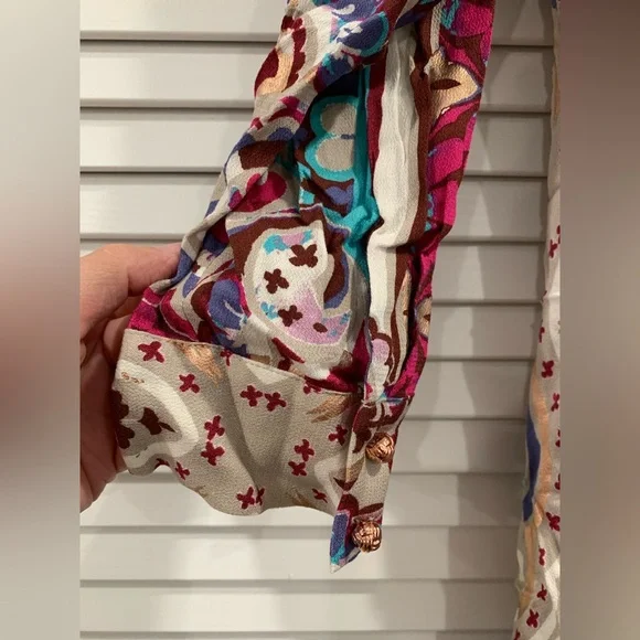 NWT Soft Surroundings Paloma maxi floral boho indies 70’s eclectic resorts MP